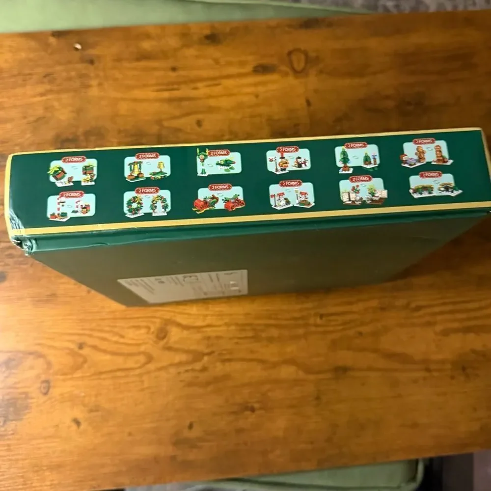 ZSKunity Christmas Tree Advent Calendar Building Blocks, 24 Days. New, Open Box
